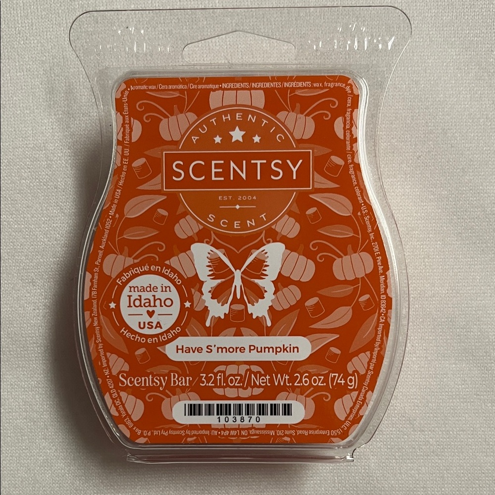Scentsy Have S'more Pumpkin Wax Bar